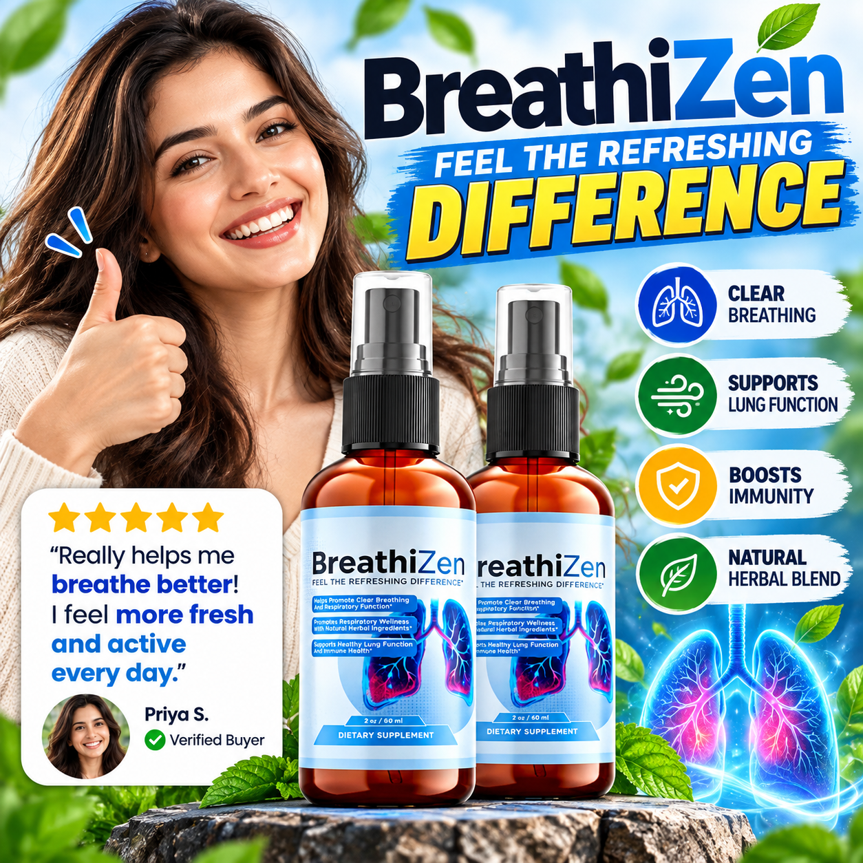 BreathiZen and Everyday Respiratory Habits: Where a Spray Fits In